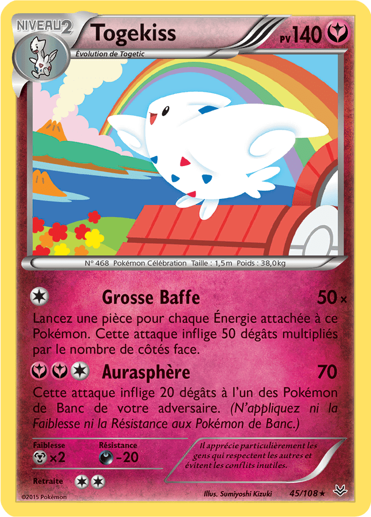 Togekiss - XY Ciel Rugissant - 045 - Rare