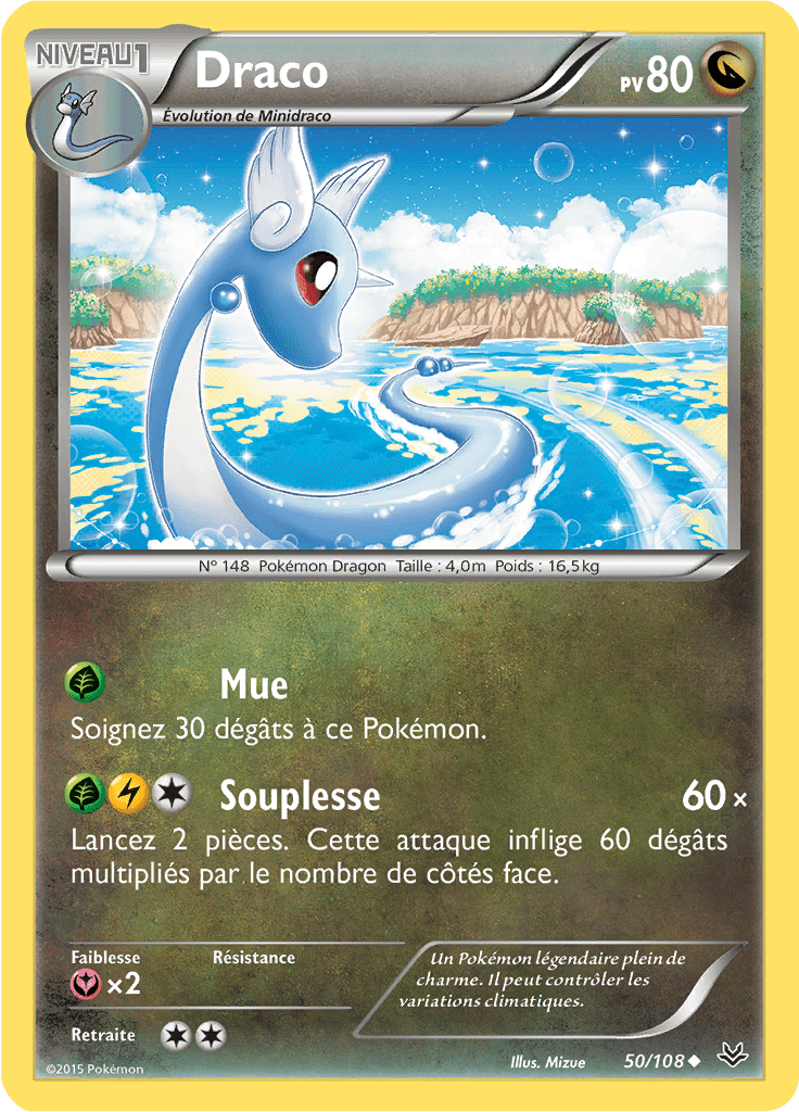 Draco - XY Ciel Rugissant - 050 - Peu commune