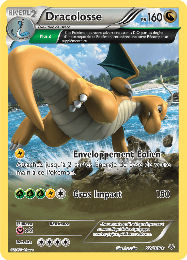 Dracolosse - XY Ciel Rugissant - 052 - Holographique rare