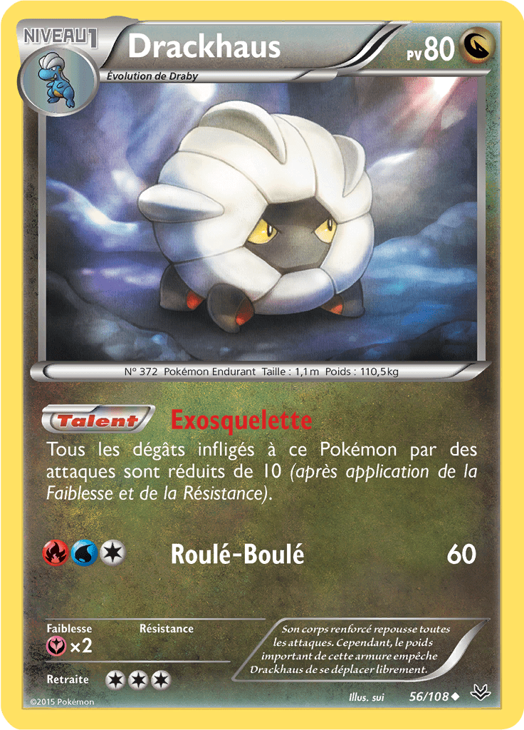 Drackhaus - XY Ciel Rugissant - 056 - Peu commune