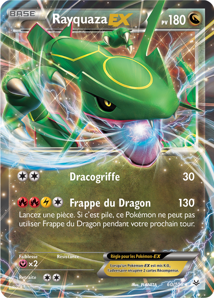 Rayquaza - XY Ciel Rugissant - 060 - Holographique rare EX