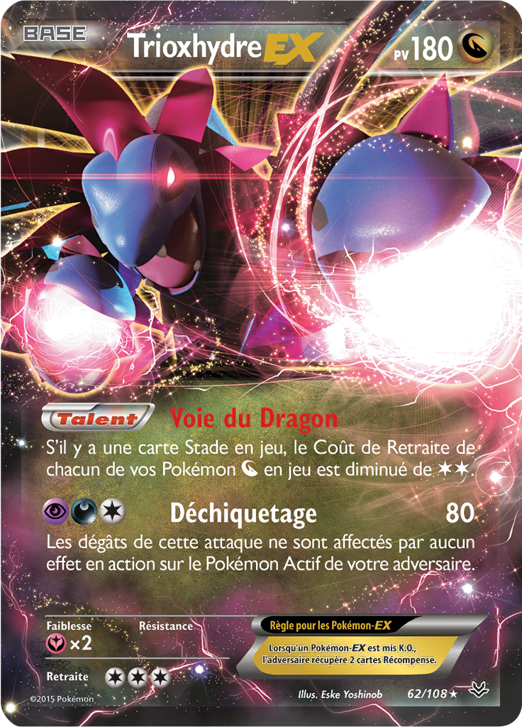 Trioxhydre - XY Ciel Rugissant - 062 - Holographique rare EX