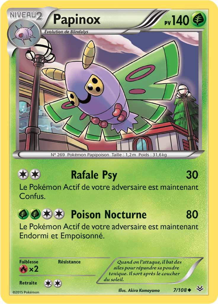 Papinox - XY Ciel Rugissant - 007 - Peu commune