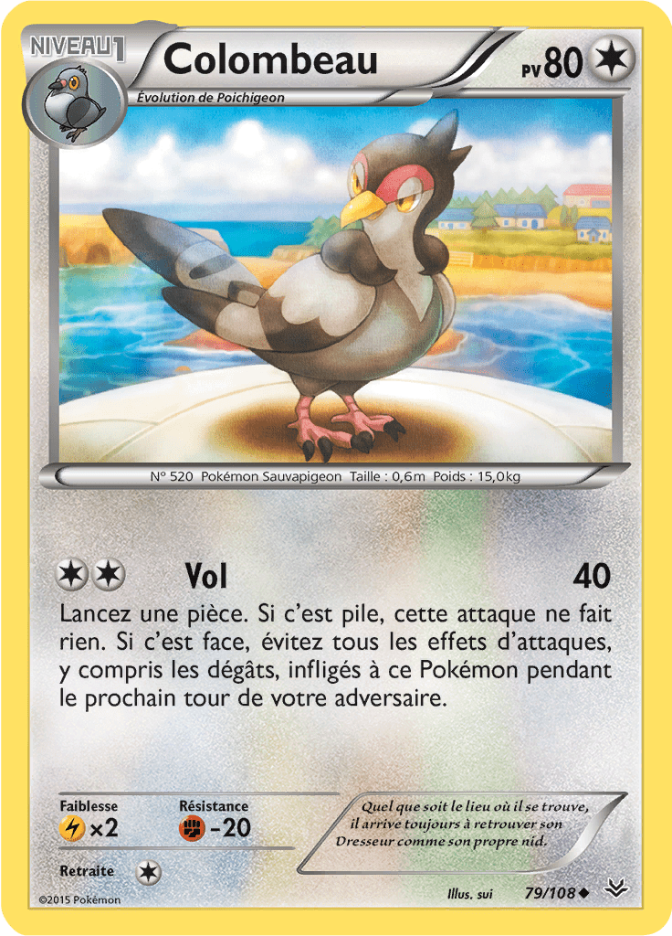 Colombeau - XY Ciel Rugissant - 079 - Peu commune