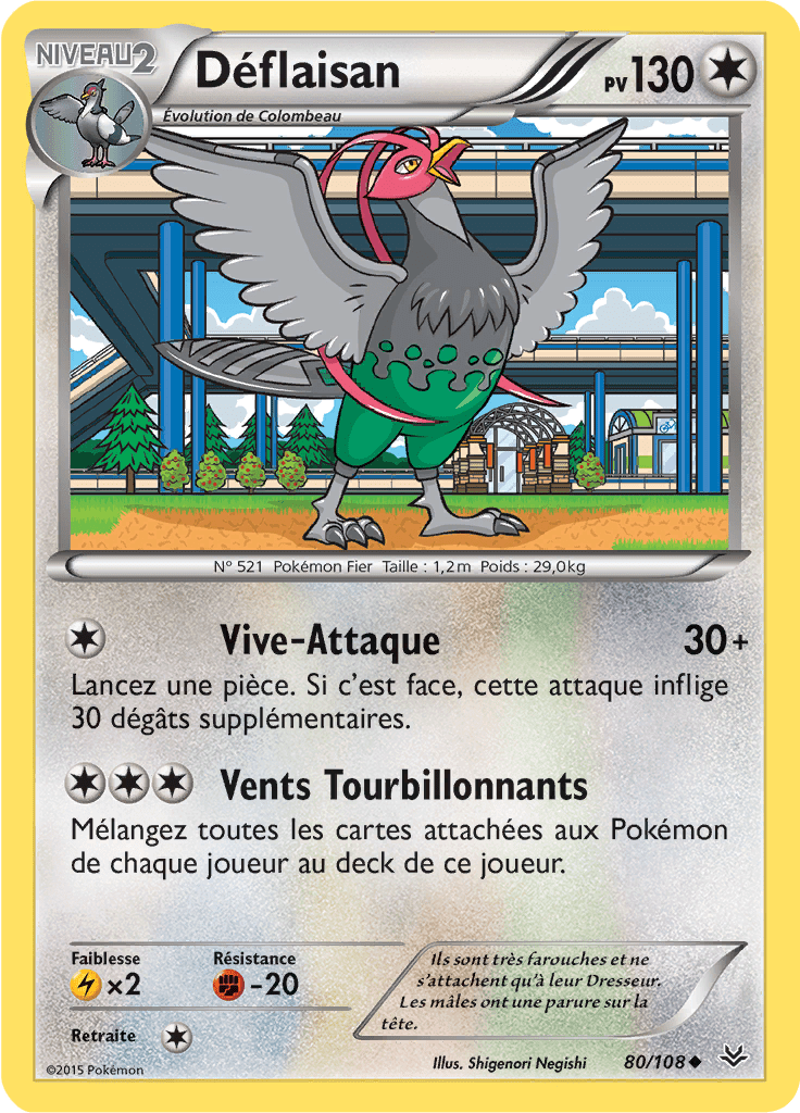 Déflaisan - XY Ciel Rugissant - 080 - Peu commune
