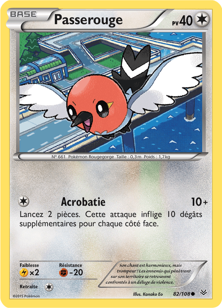Passerouge - XY Ciel Rugissant - 082 - Commune