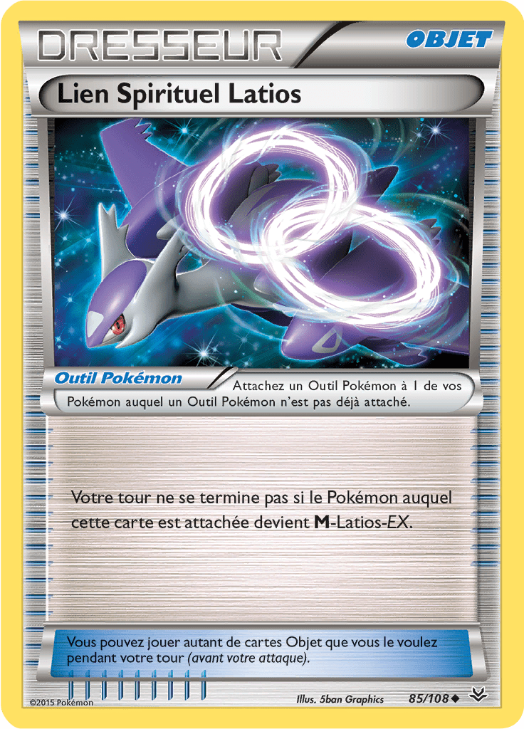 Lien Spirituel Latios - XY Ciel Rugissant - 085 - Peu commune