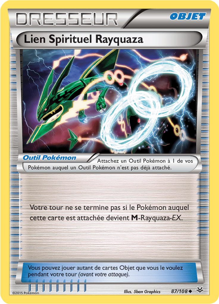 Lien Spirituel Rayquaza - XY Ciel Rugissant - 087 - Peu commune