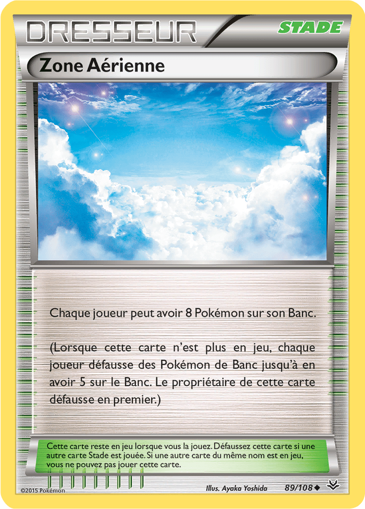 Zone Aérienne - XY Ciel Rugissant - 089 - Peu commune