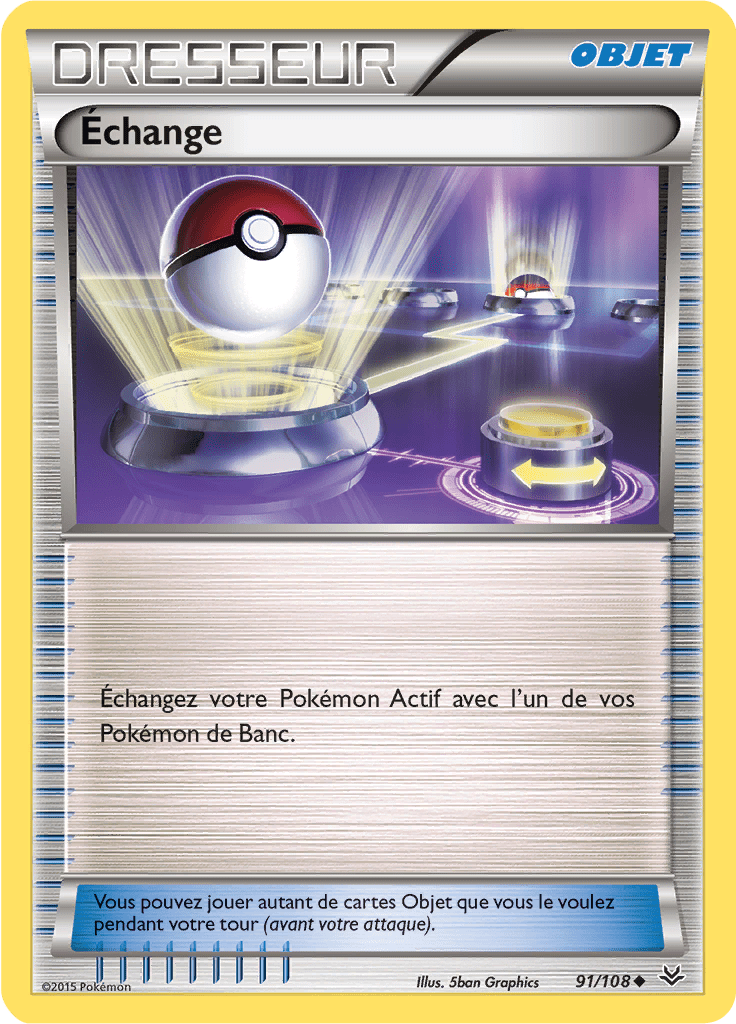 Échange - XY Ciel Rugissant - 091 - Peu commune