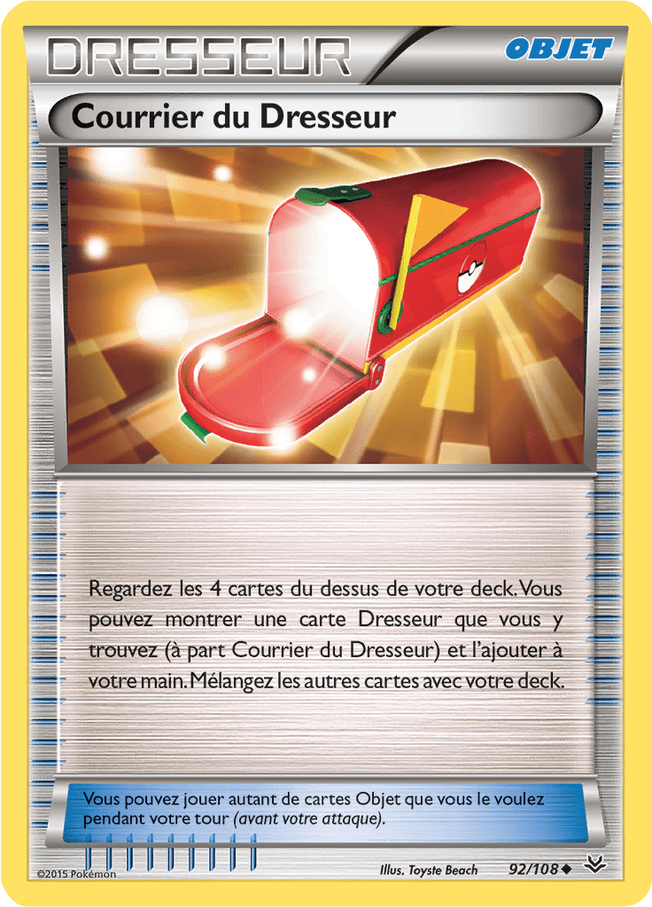 Courrier du Dresseur - XY Ciel Rugissant - 092 - Peu commune