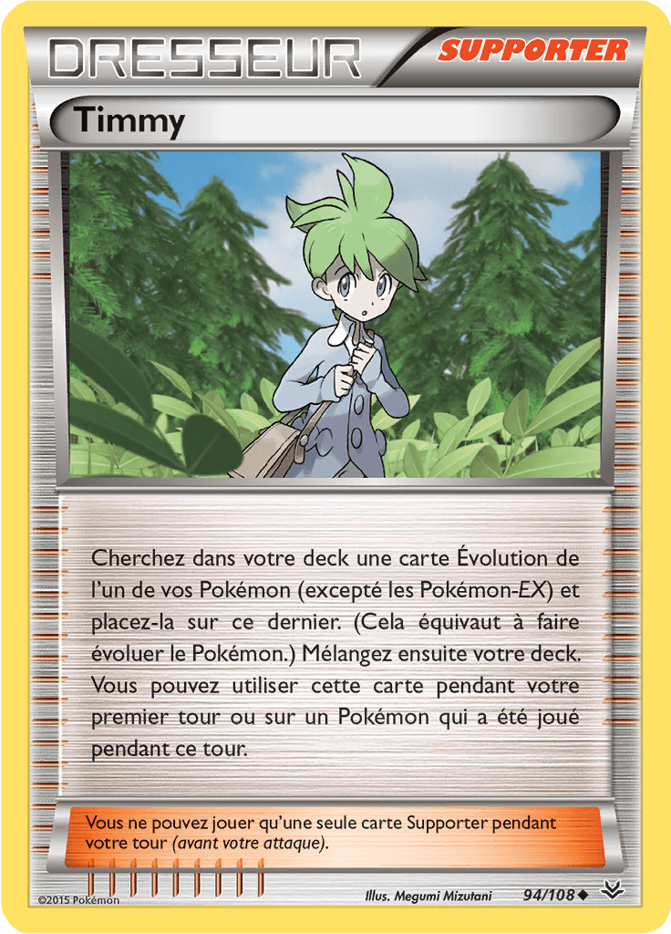 Timmy - XY Ciel Rugissant - 094 - Peu commune
