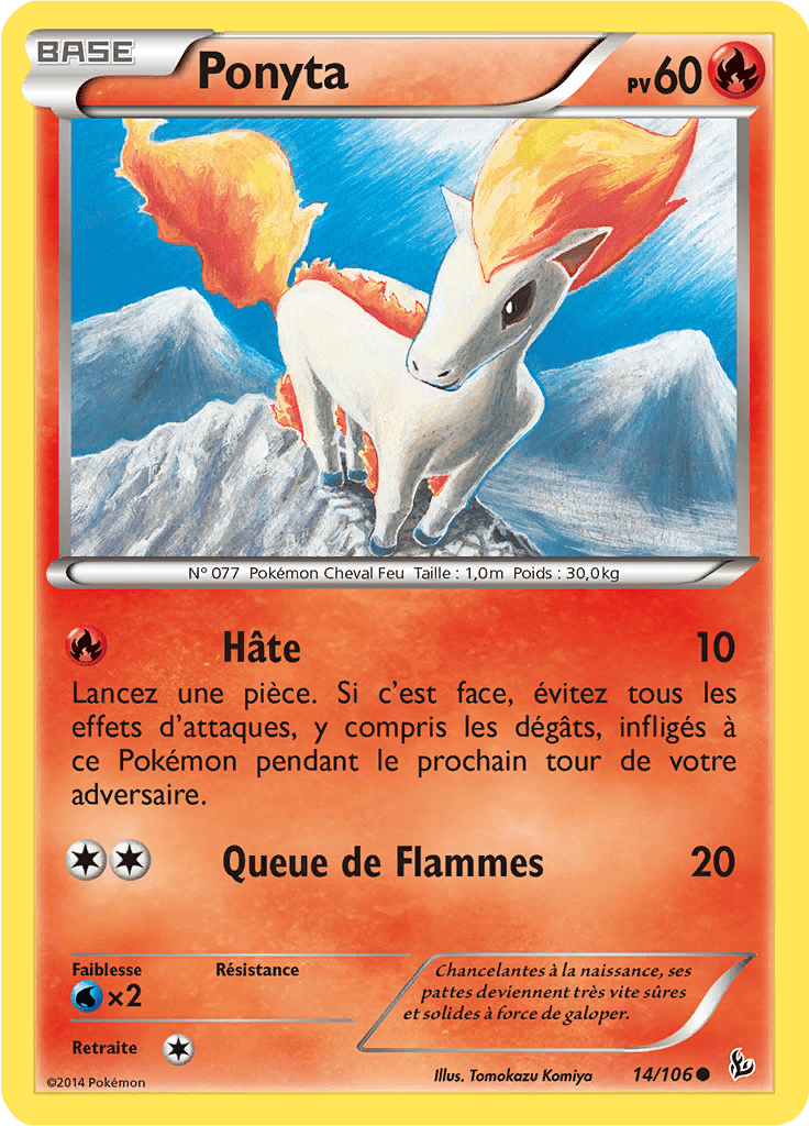 Ponyta - XY Étincelles - 014 - Commune
