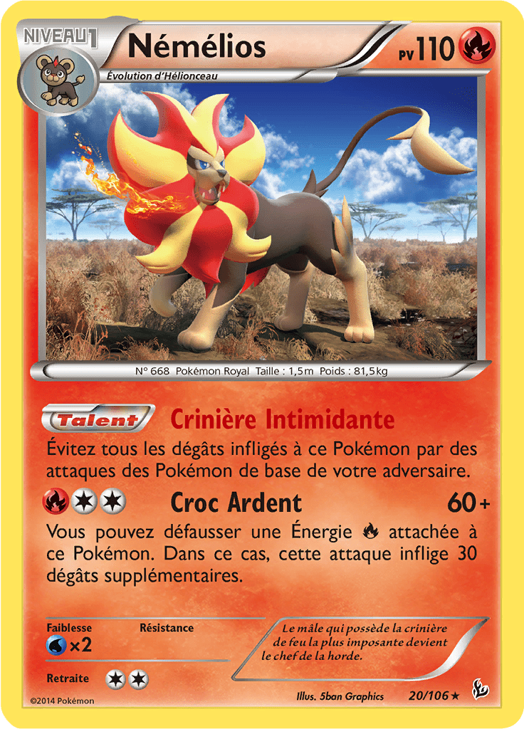 Némélios - XY Étincelles - 020 - Holographique rare