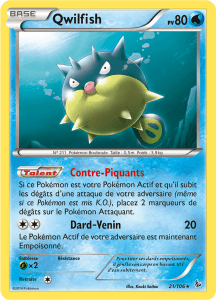 Qwilfish - XY Étincelles - 021 - Peu commune