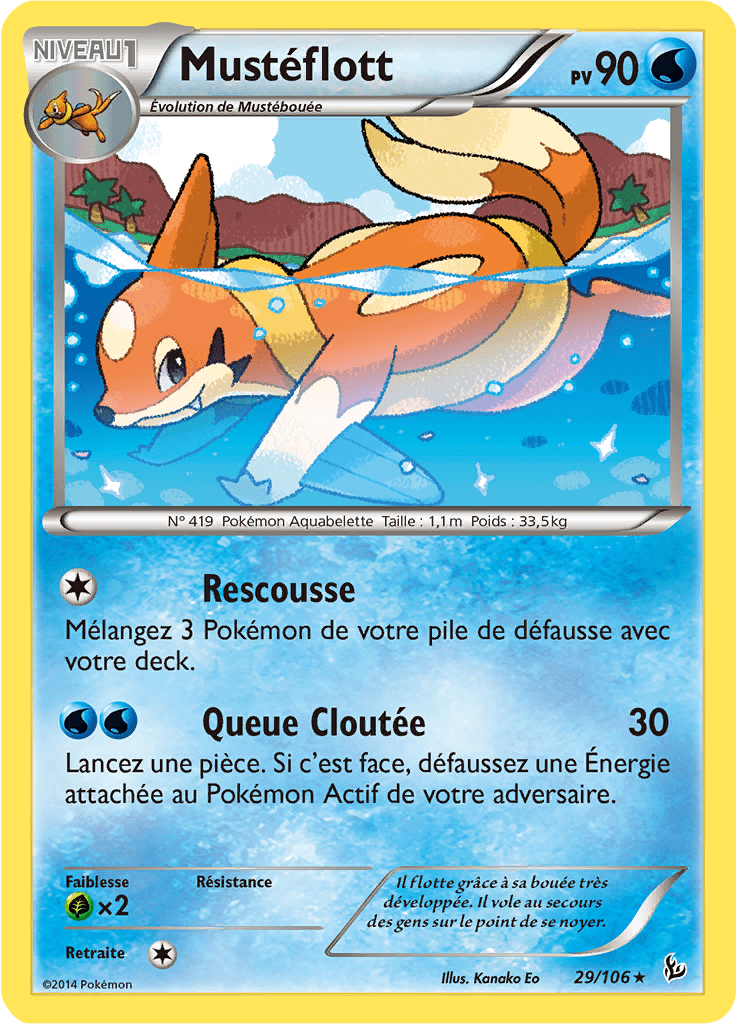Mustéflott - XY Étincelles - 029 - Rare