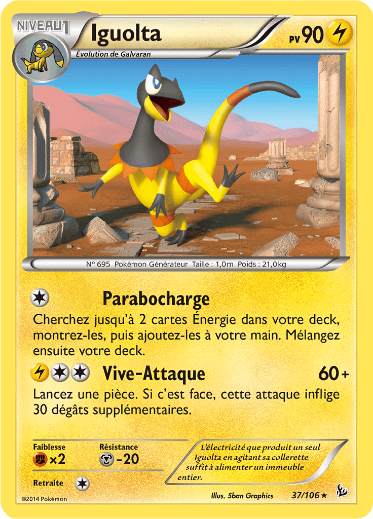 Iguolta - XY Étincelles - 037 - Rare