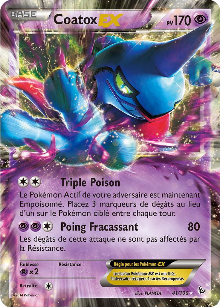 Coatox - XY Étincelles - 041 - Holographique rare EX