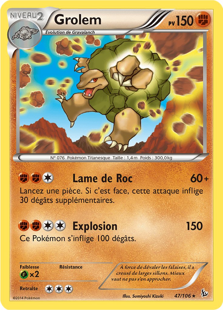 Grolem - XY Étincelles - 047 - Rare