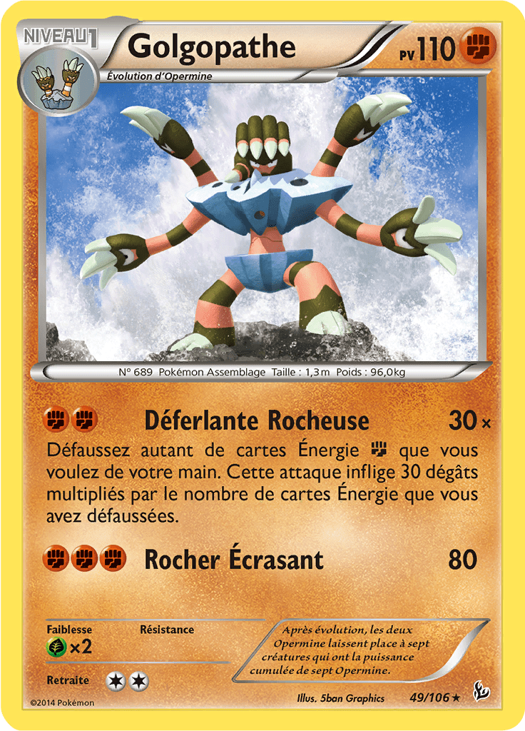 Golgopathe - XY Étincelles - 049 - Rare
