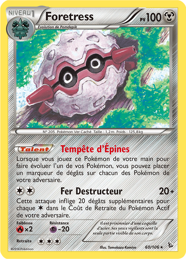Foretress - XY Étincelles - 060 - Rare