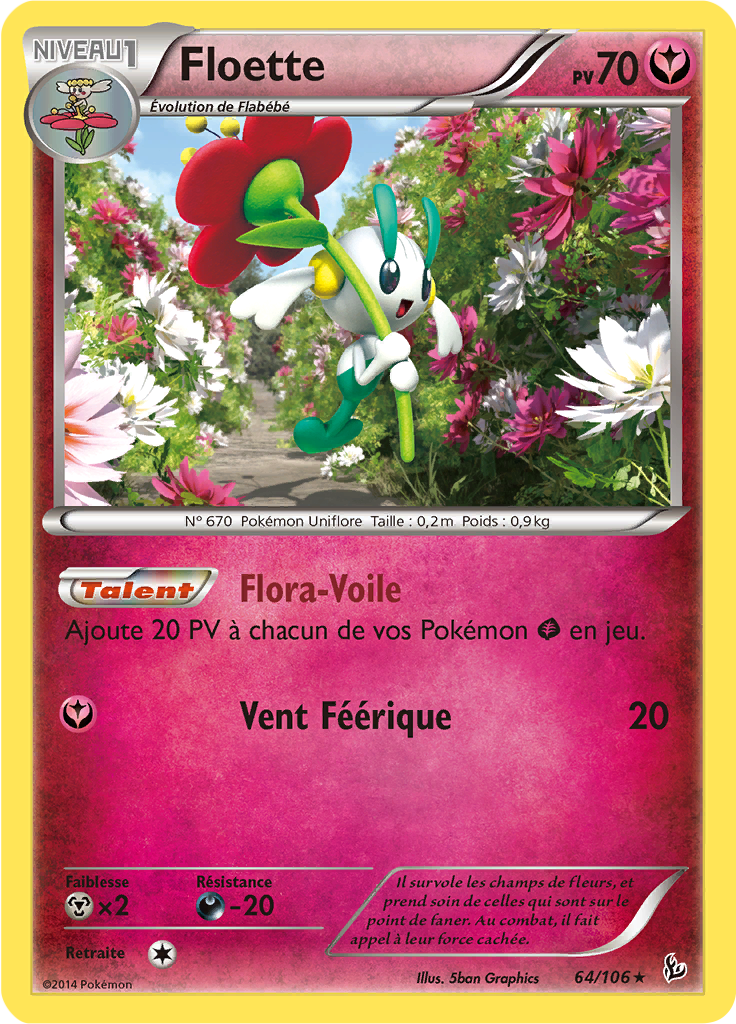 Floette - XY Étincelles - 064 - Rare
