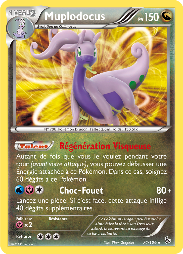 Muplodocus - XY Étincelles - 074 - Holographique rare