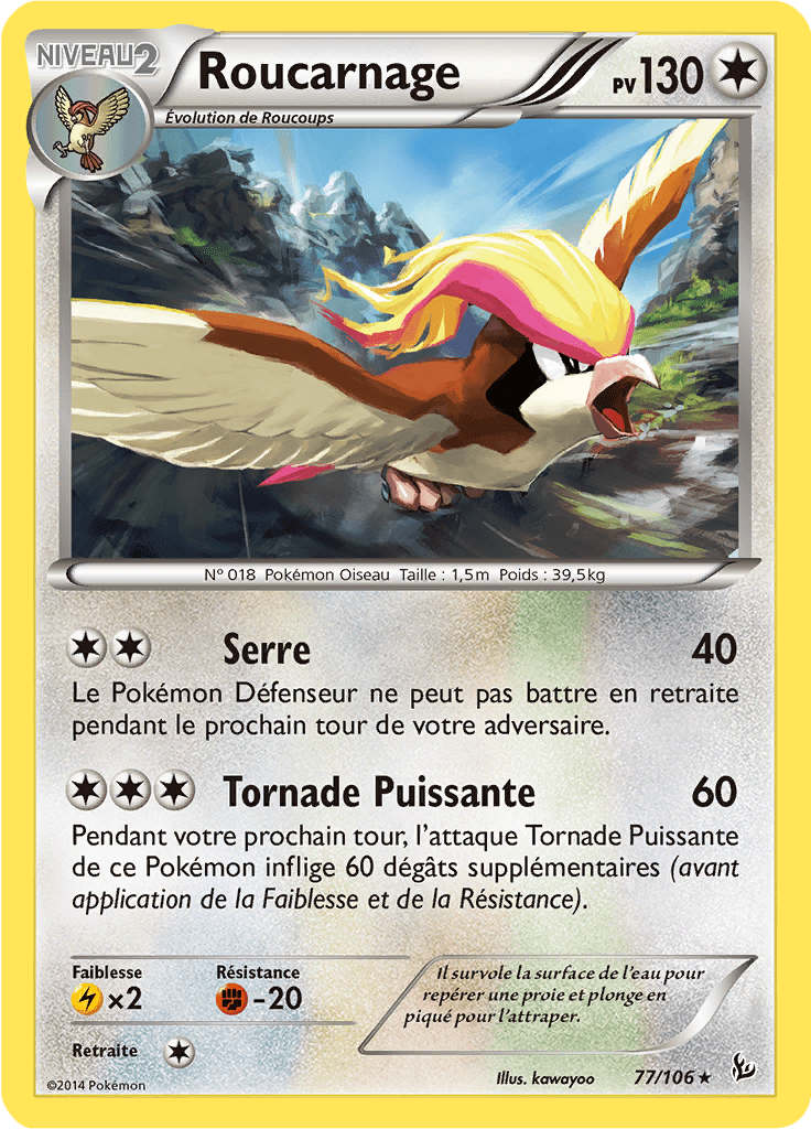 Roucarnage - XY Étincelles - 077 - Rare