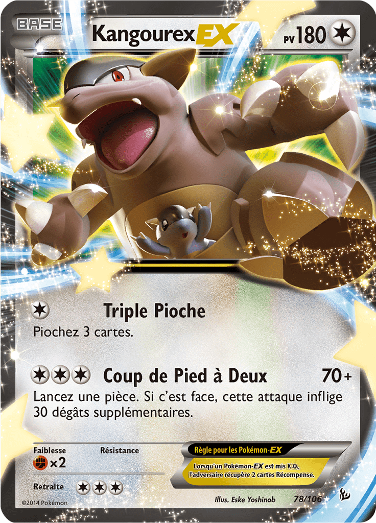 Kangourex - XY Étincelles - 078 - Holographique rare EX
