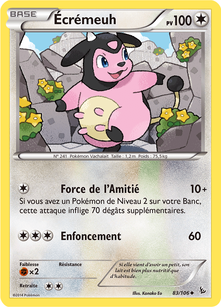 Écrémeuh - XY Étincelles - 083 - Peu commune