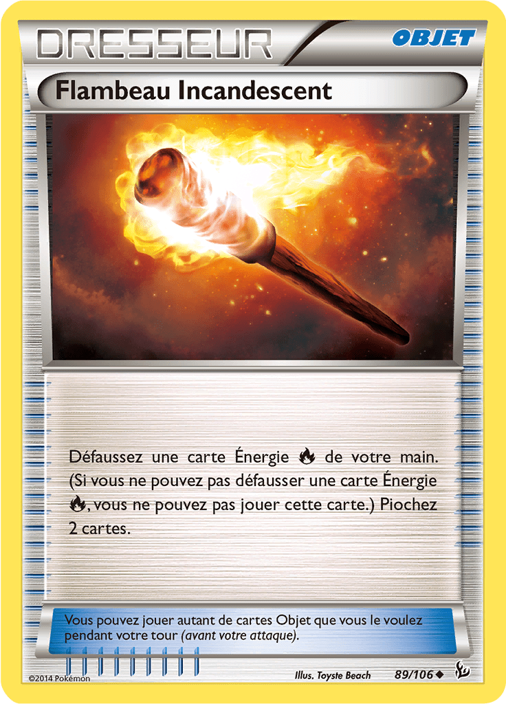 Flambeau Incandescent - XY Étincelles - 089 - Peu commune