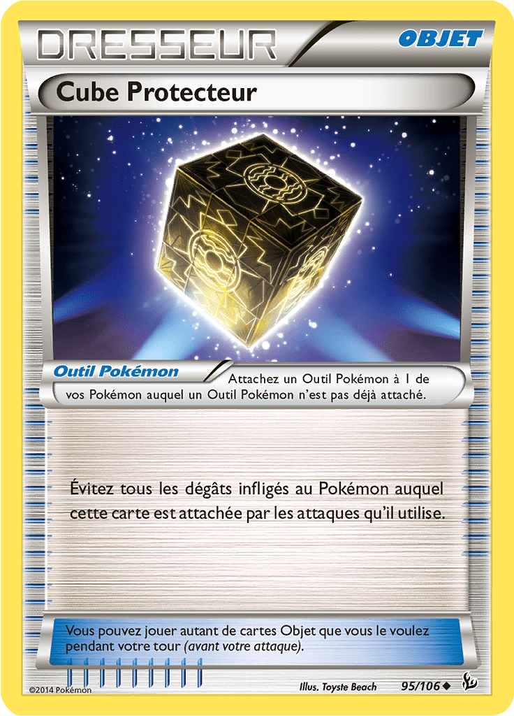 Cube Protecteur - XY Étincelles - 095 - Peu commune