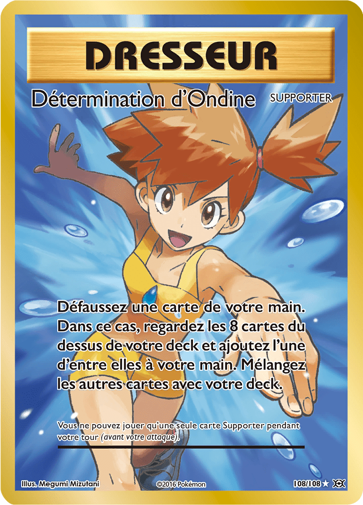 Détermination d'Ondine - XY Évolutions - 108 - Ultra rare