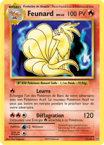 Feunard - XY Évolutions - 015 - Holographique rare