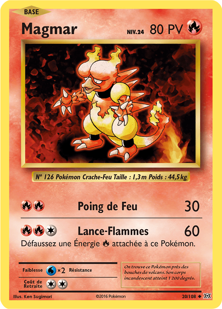 Magmar - XY Évolutions - 020 - Peu commune