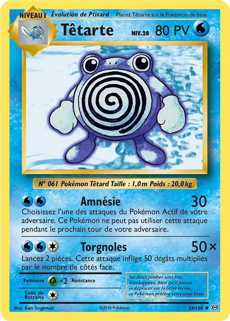 Têtarte - XY Évolutions - 024 - Peu commune