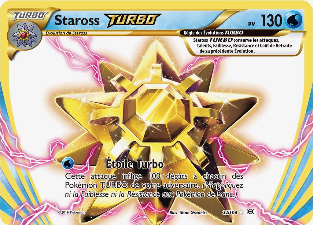 Staross - XY Évolutions - 032 - TURBO rare