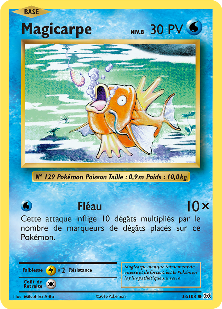 Magicarpe - XY Évolutions - 033 - Commune