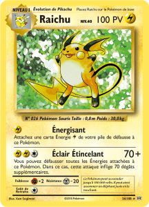 Raichu - XY Évolutions - 036 - Holographique rare