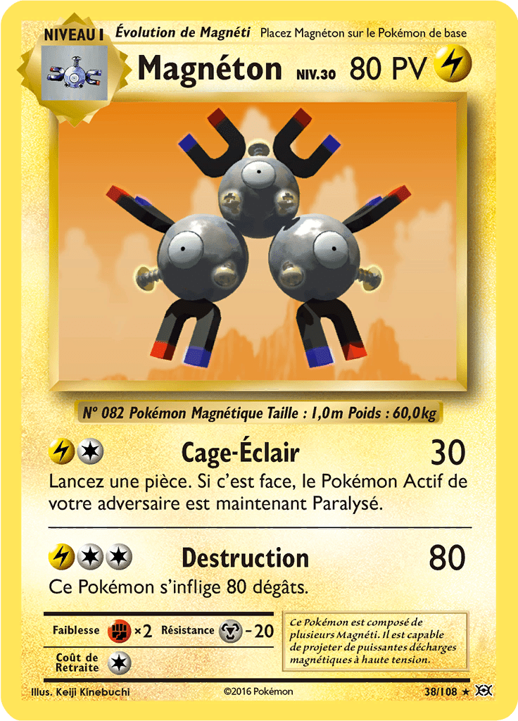 Magnéton - XY Évolutions - 038 - Holographique rare