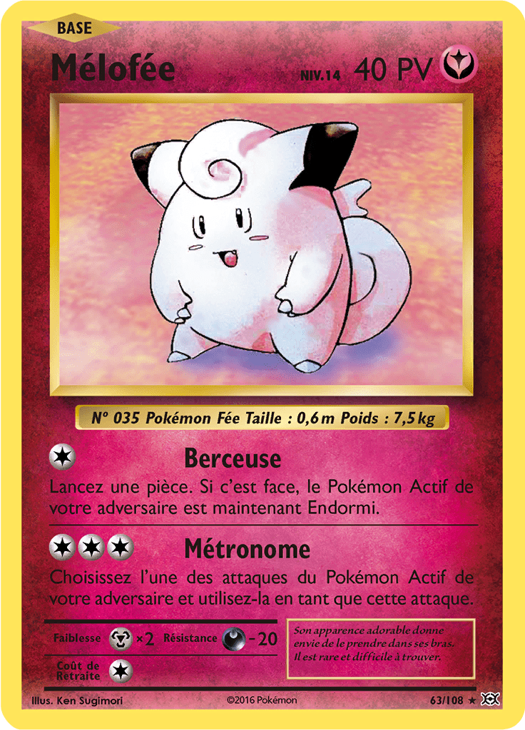 Mélofée - XY Évolutions - 063 - Rare