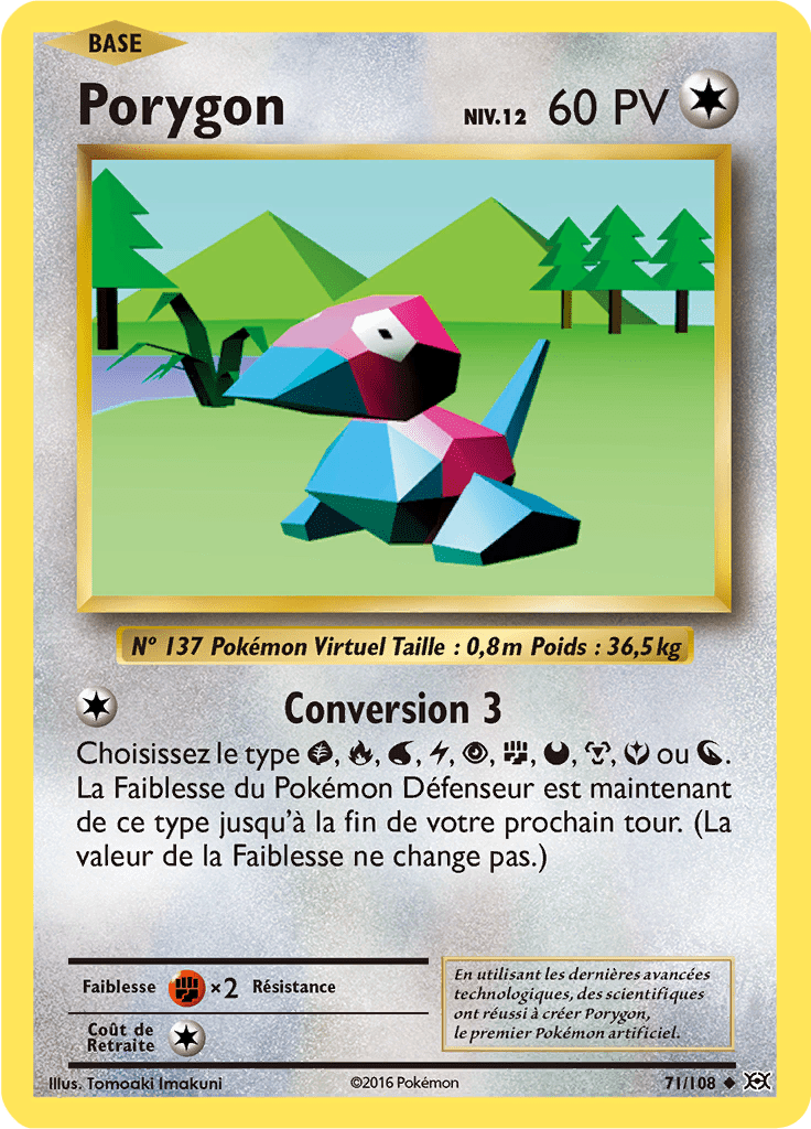 Porygon - XY Évolutions - 071 - Peu commune