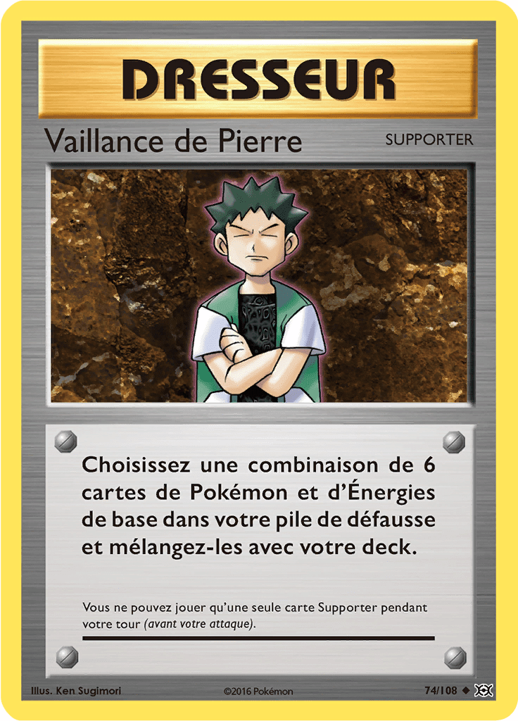 Vaillance de Pierre - XY Évolutions - 074 - Peu commune