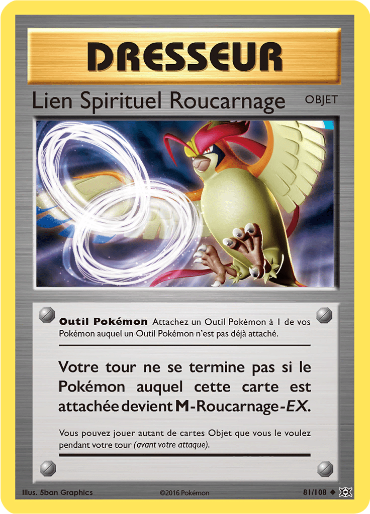 Lien Spirituel Roucarnage - XY Évolutions - 081 - Peu commune
