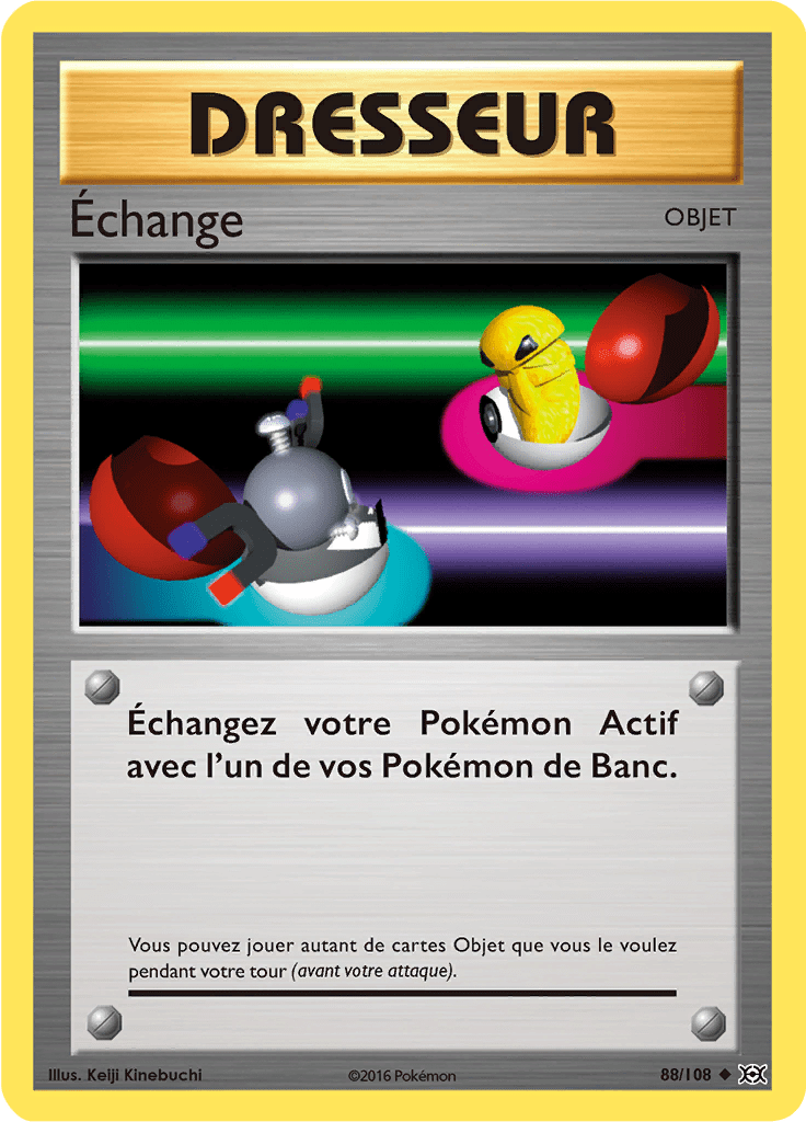 Échange - XY Évolutions - 088 - Peu commune