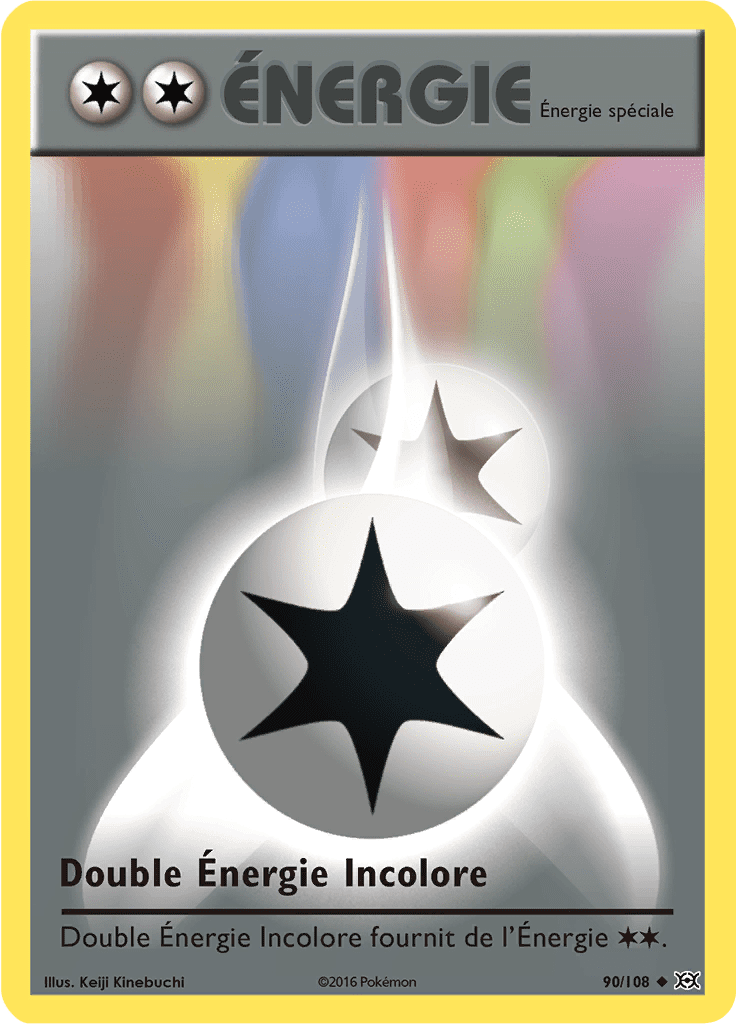 Double Énergie Incolore - XY Évolutions - 090 - Peu commune