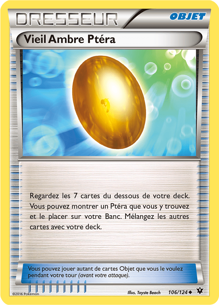 Vieil Ambre Ptéra - XY Impact des Destins - 106 - Peu commune