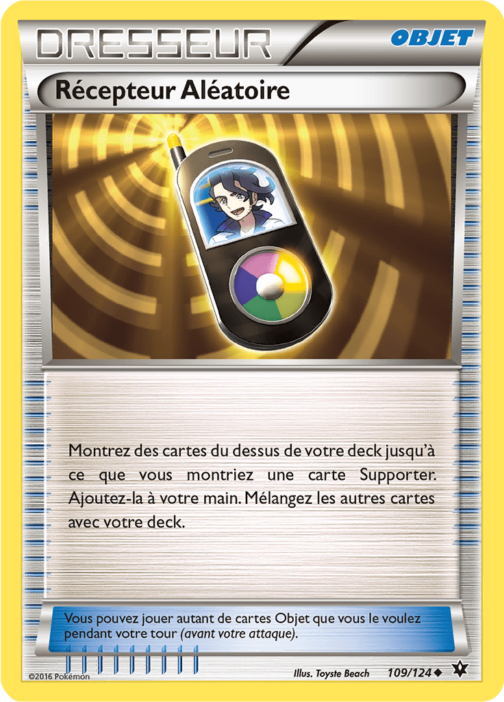 Récepteur Aléatoire - XY Impact des Destins - 109 - Peu commune