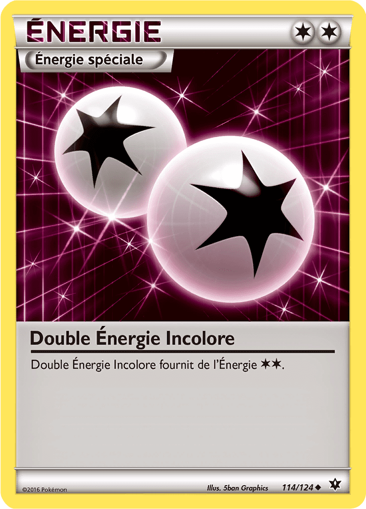 Double Énergie Incolore - XY Impact des Destins - 114 - Peu commune