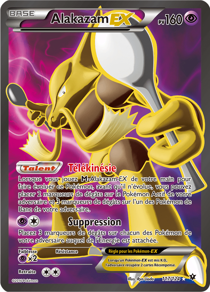 Alakazam - XY Impact des Destins - 117 - Holographique rare EX